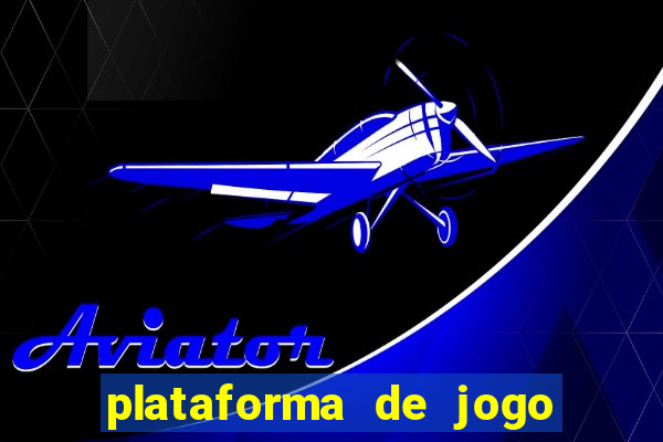 plataforma de jogo nova pagando